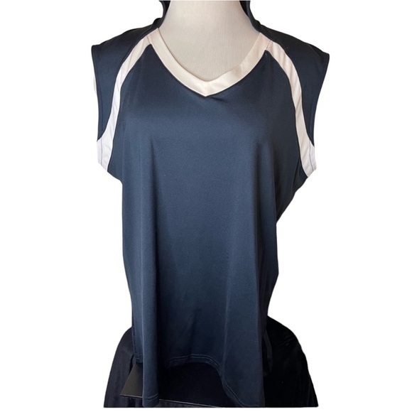 KATE LORD Performance Stand Up Collar Golf Polo Back Tan Size XL - Picture 1 of 9